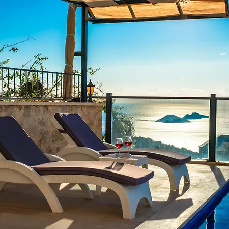 Luxury 4-bedroom Sea View With Private Pool In 别墅 卡尔坎